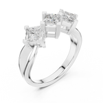 Gold Ring DDLR-488, White Gold, view 2