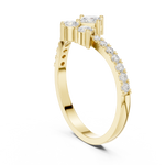 Gold Ring HLR-44, Yellow Gold