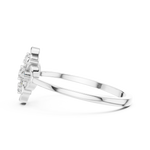 Gold Ring DR-6280, White Gold, view 3