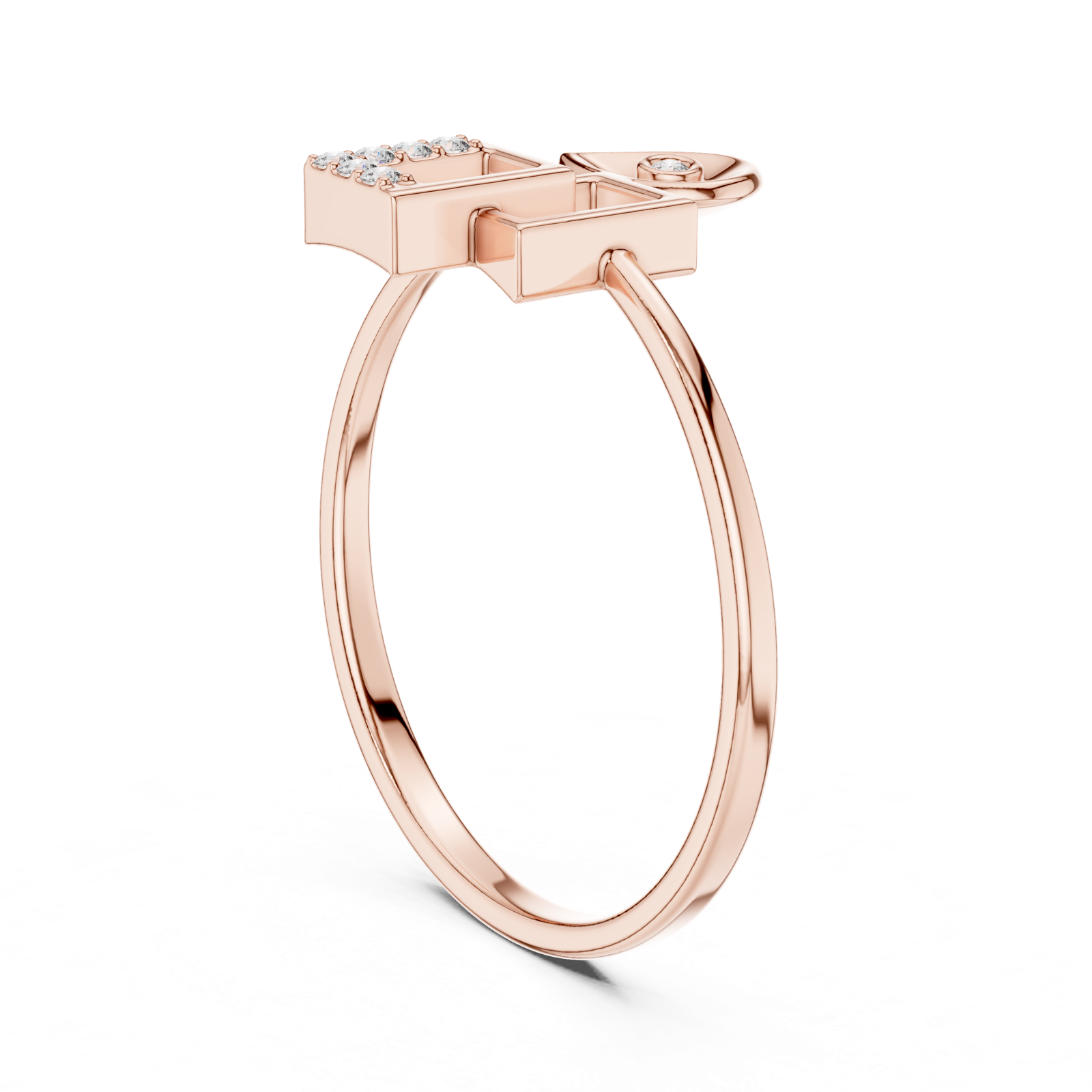 Gold Ring 1 (156), Rose Gold