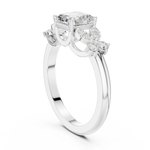 Gold Ring DDLR-1110, White Gold, view 1