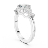 Gold Ring DDLR-1110, White Gold, view 1