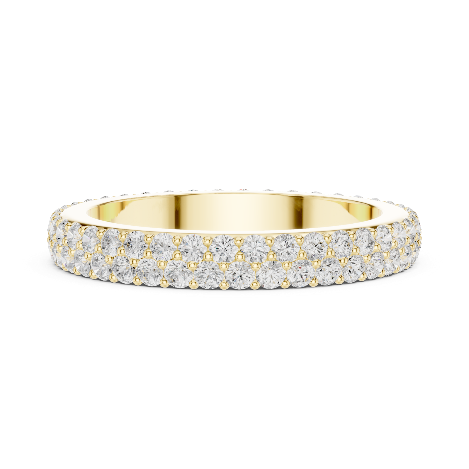 Gold Ring DDLR-376, Yellow Gold, view 3