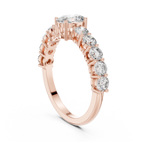 Gold Ring ALR-55, Rose Gold