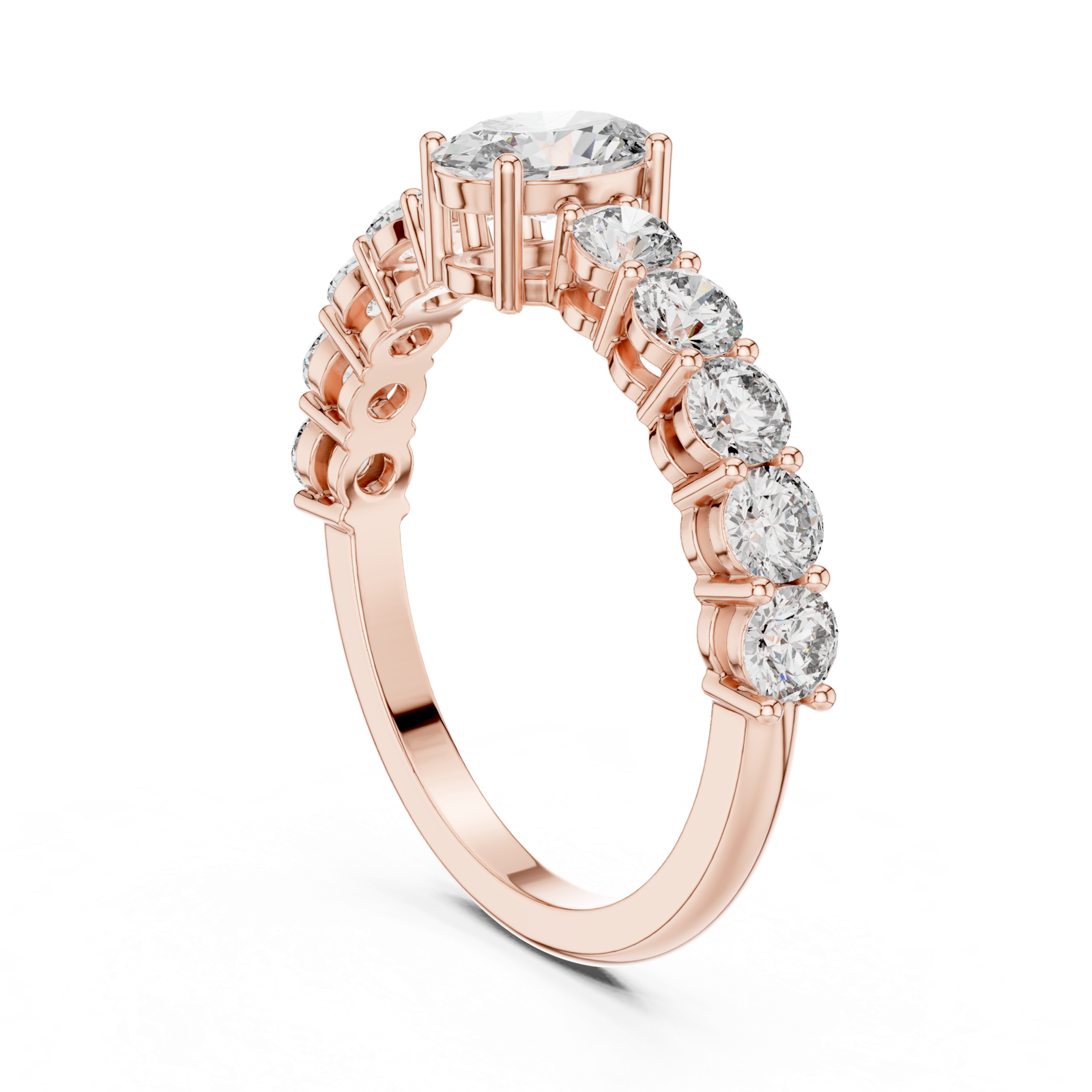 Gold Ring ALR-55, Rose Gold