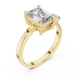 Gold Ring DDLR-063, Yellow Gold, view 2