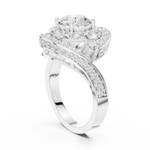 Gold Ring DDLR-402, White Gold