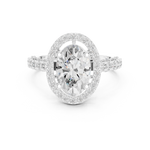 Gold Ring DDLR-410, White Gold, view 4