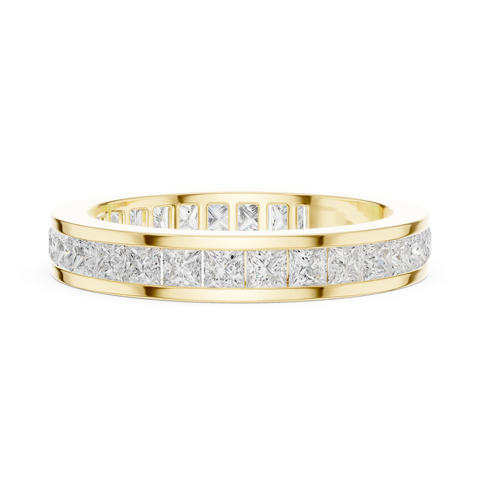 Gold Ring DDLR-438, Yellow Gold, view 3
