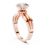 Gold Ring LR-0036, Rose Gold, view 1