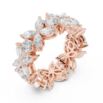 Gold Ring DDLR-439, Rose Gold, view 2