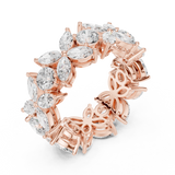 Gold Ring DDLR-439, Rose Gold, view 2