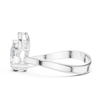 Gold Ring DDLR-506, White Gold, view 3