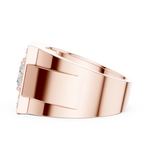 Gold Ring DDLR-388, Rose Gold, view 3