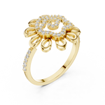Gold Ring LR-01 (62), Yellow Gold, view 2