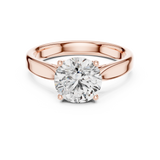 Gold Ring DDLR-070, Rose Gold, view 4
