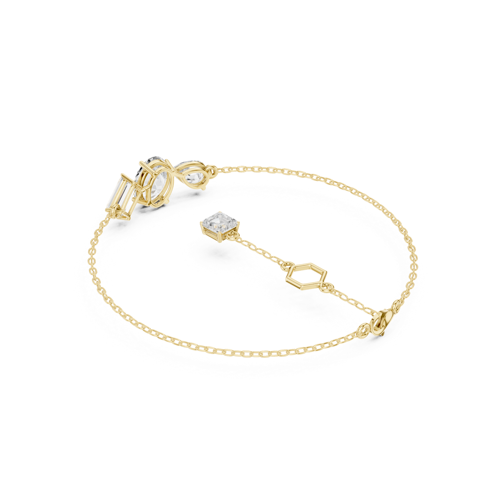 Gold Bracelet SBWB (26), Yellow Gold, view 2