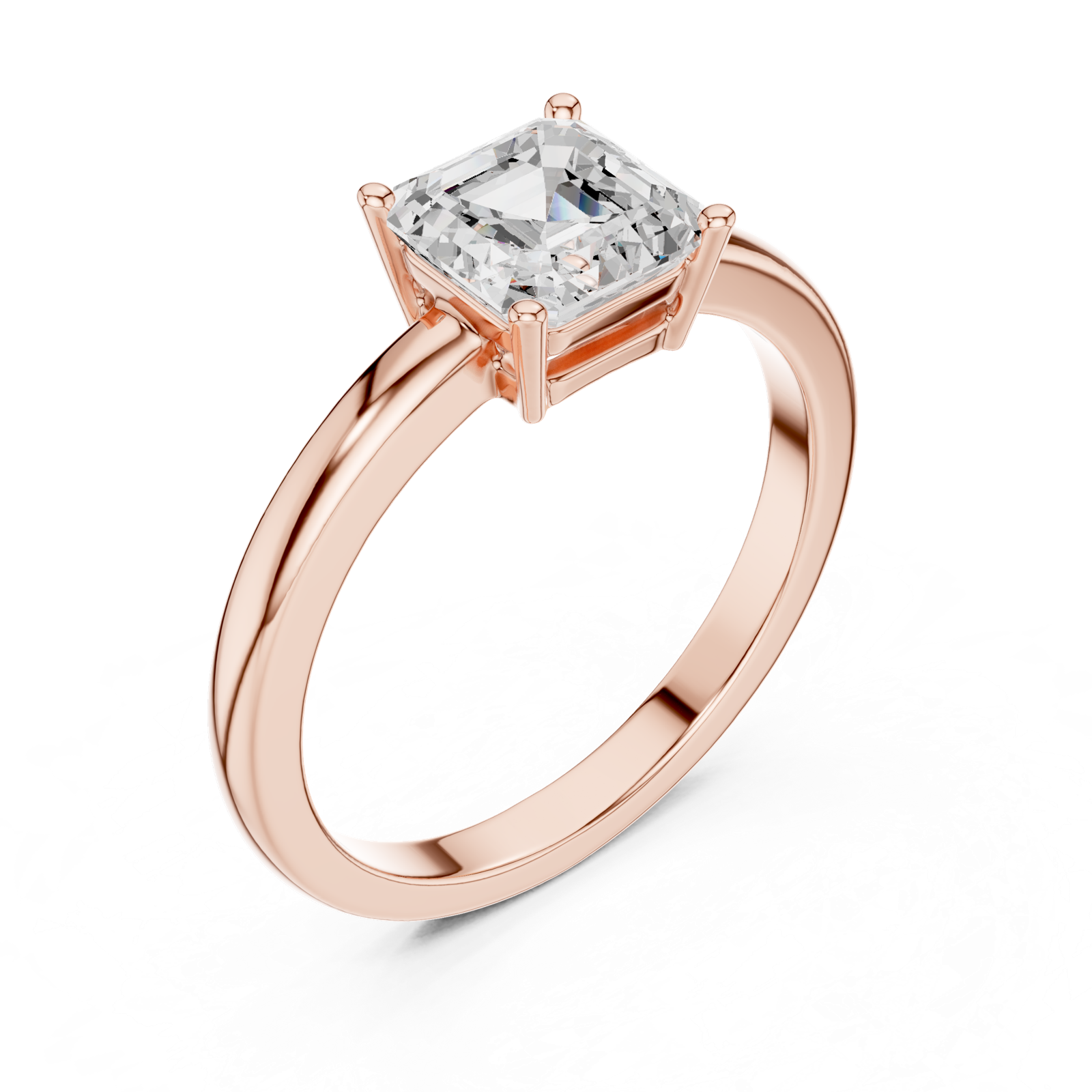 Gold Ring DDLR-1108, Rose Gold, view 2