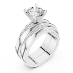 Gold Ring DDLR-291, White Gold, view 2