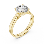 Gold Ring DDLR-070, Yellow Gold, view 2
