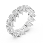 Gold Ring DDLR-220, White Gold, view 2