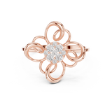 Gold Ring 1 (164), Rose Gold, view 4