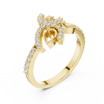 Gold Ring LR-01 (71), Yellow Gold, view 2