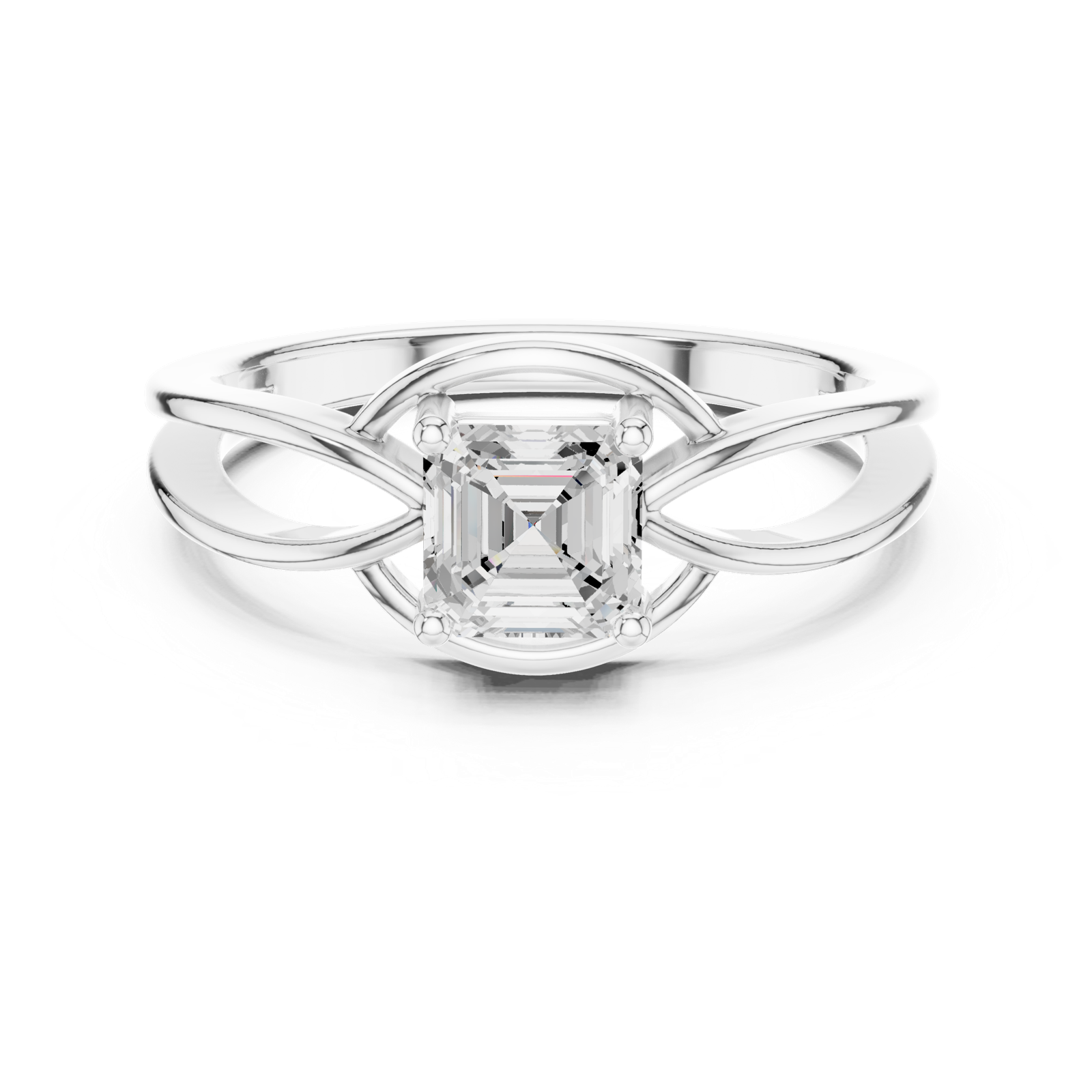 Gold Ring DDLR-499, White Gold
