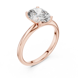 Gold Ring DDLR-071, Rose Gold, view 2