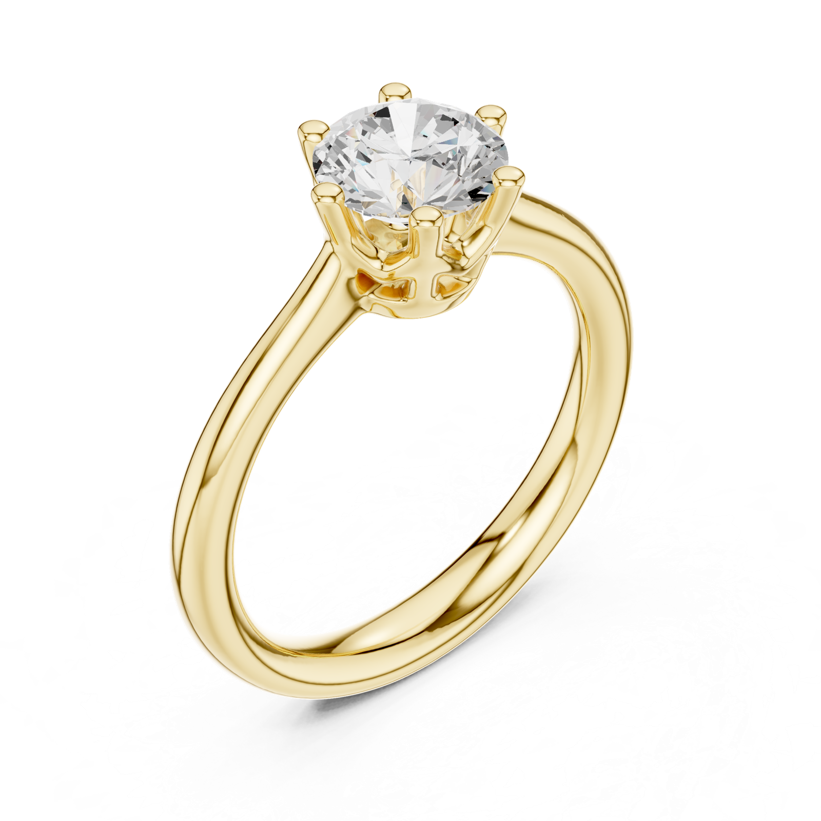 Gold Ring DDLR-558, Yellow Gold, view 2