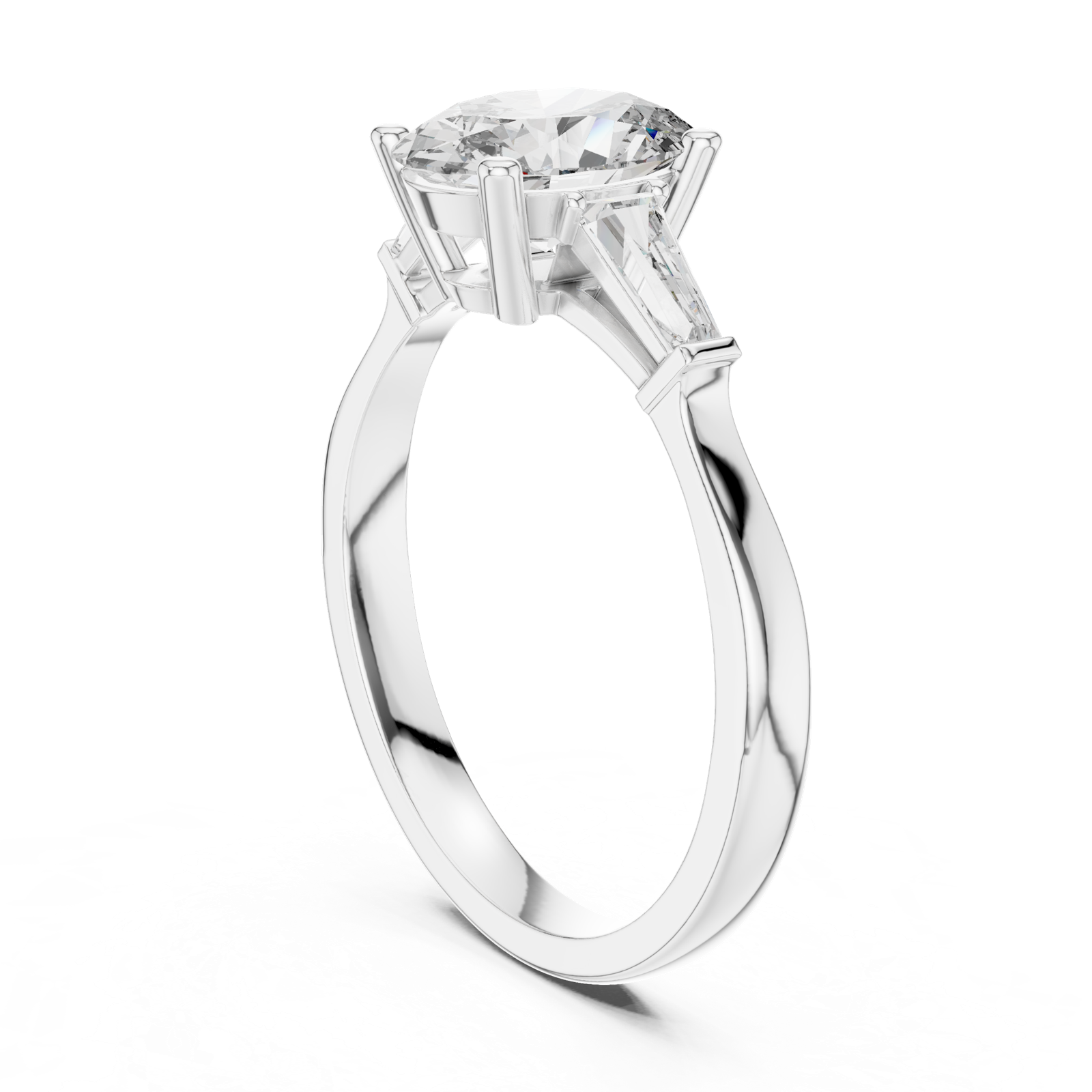 Gold Ring 00001L (32), White Gold, view 1