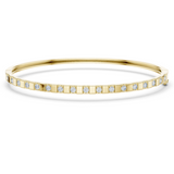 14K Solid Gold Lab Diamond Bracelet, Yellow Gold
