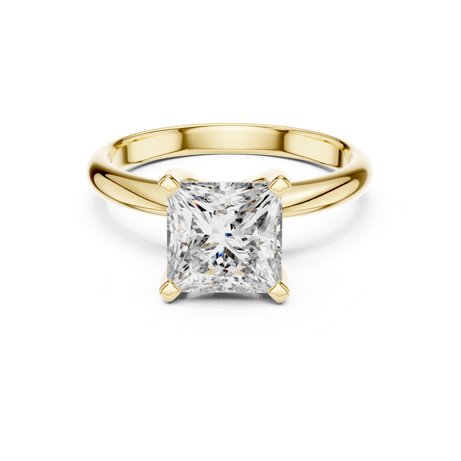 Gold Ring DDLR-053, Yellow Gold