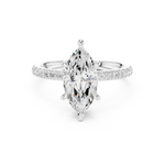 Gold Ring DDLR-1012, White Gold, view 4