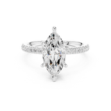 Gold Ring DDLR-1012, White Gold, view 4