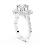 Gold Ring DDLR-326, White Gold, view 1