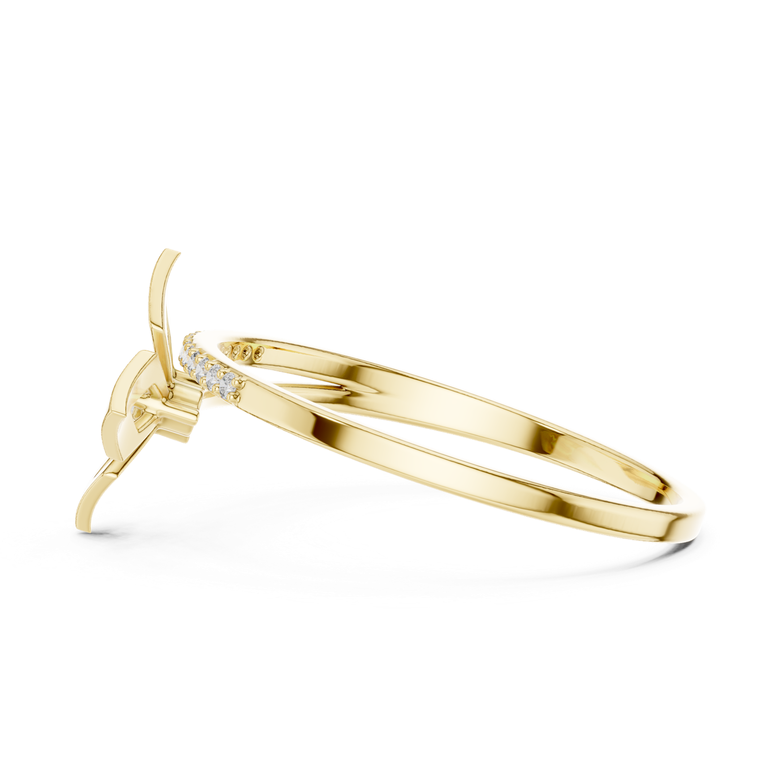 Gold Ring 1 (154), Yellow Gold, view 3
