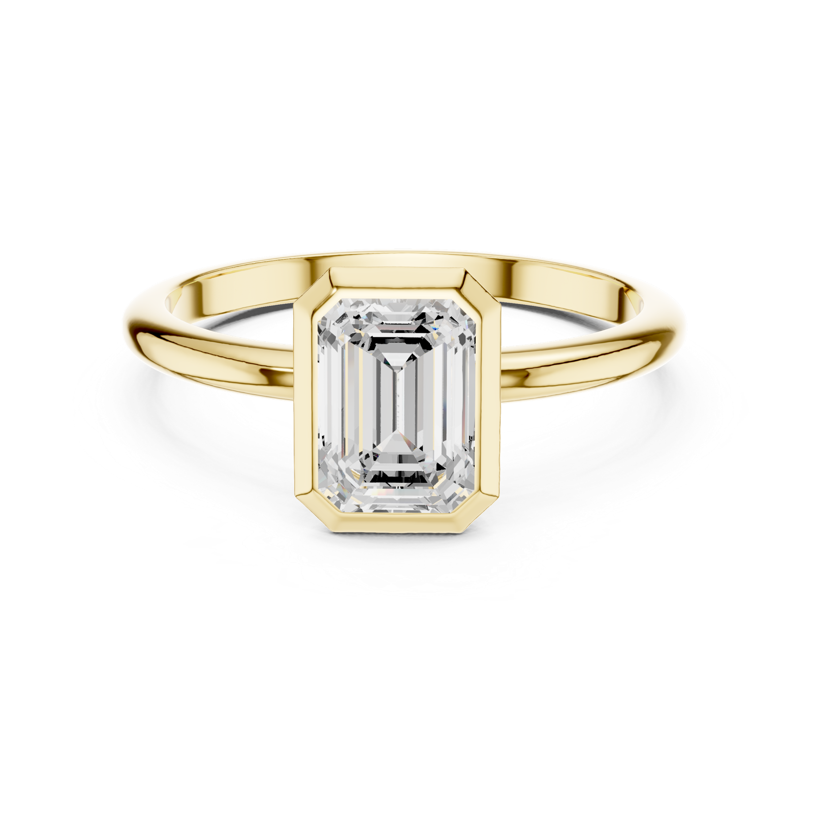 Gold Ring DDLR-1075, Yellow Gold, view 4
