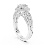 Gold Ring DDLR-776, White Gold, view 1