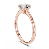 Gold Ring DDLR-801, Rose Gold, view 1