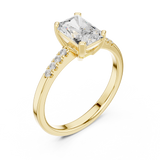 Gold Ring DDLR-479, Yellow Gold, view 2