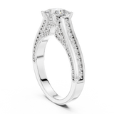 Gold Ring LR-0281, White Gold