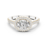 Gold Ring DDLR-347, White Gold