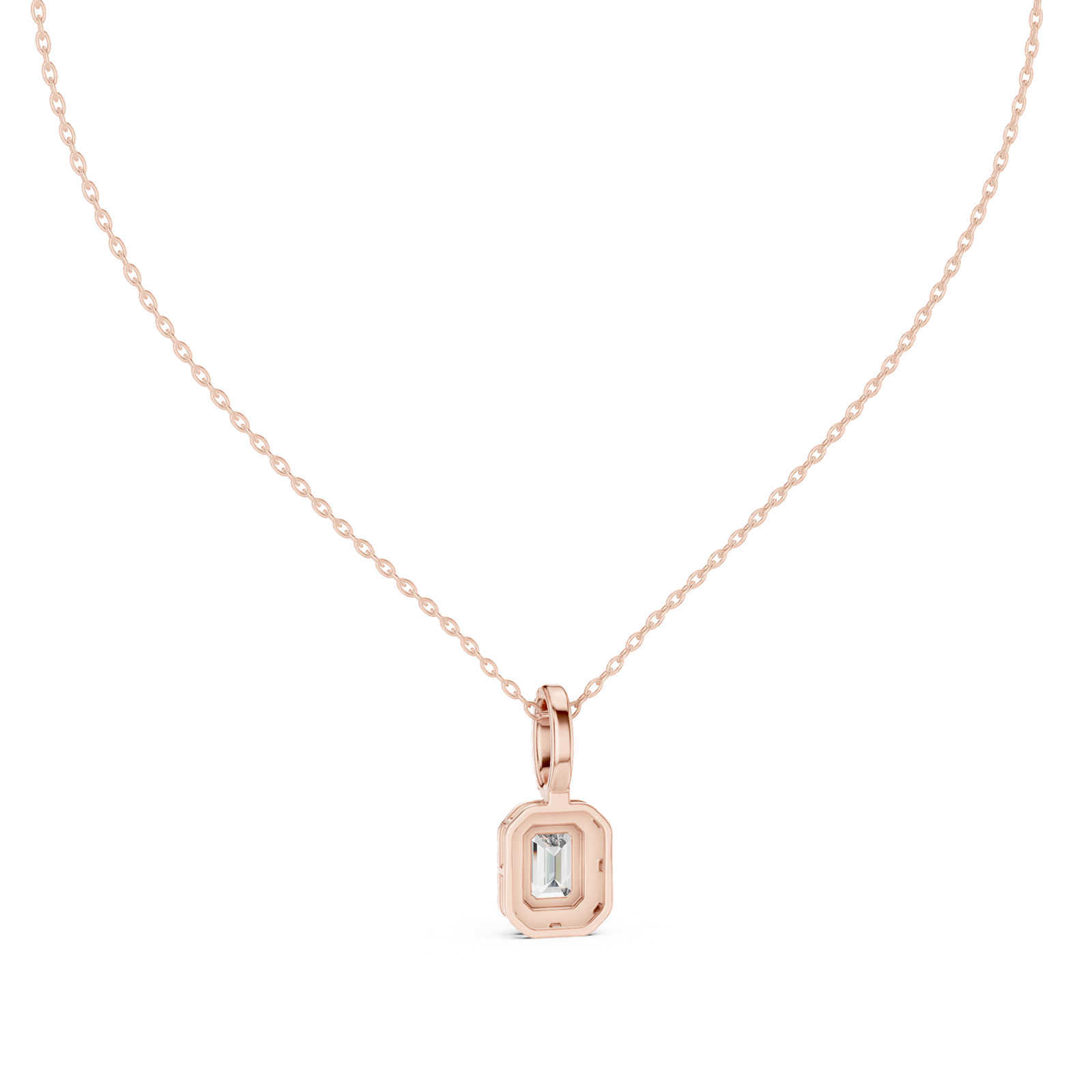 Gold Pendant GPD-0002, Rose Gold, view 4