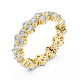 Gold Ring DDLR-210, Yellow Gold, view 2