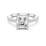 Gold Ring DDLR-874, White Gold, view 4
