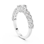 Gold Ring ALR-55, White Gold