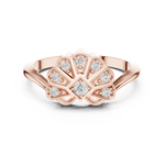 Gold Ring 00001L (50), Rose Gold