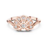 Gold Ring 00001L (50), Rose Gold