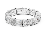 Gold Ring DDLR-228, White Gold, view 4